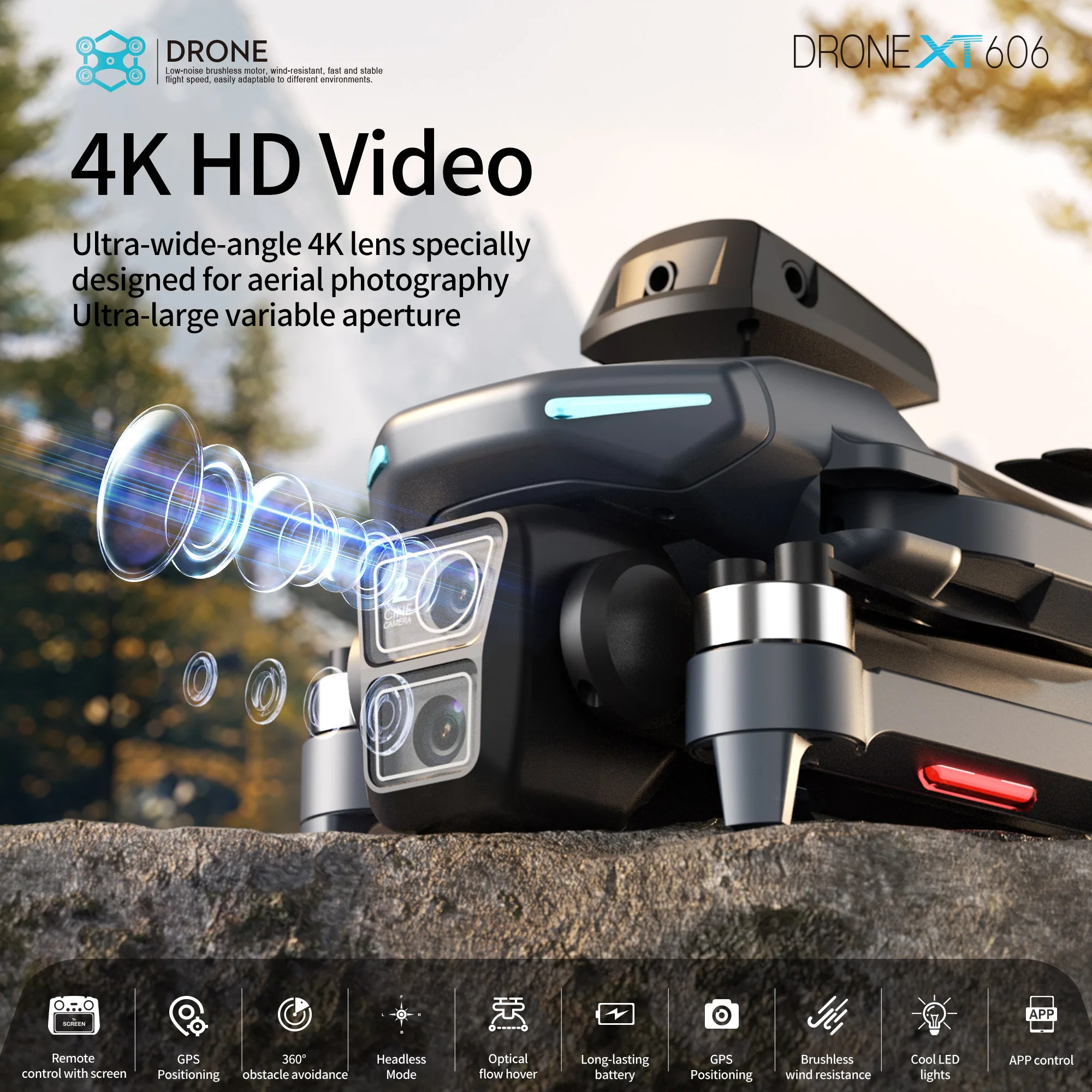 โดรนรุ่น Original XT606 ระดับม - Drone Ae Rc บทวิจารณ์และราคา