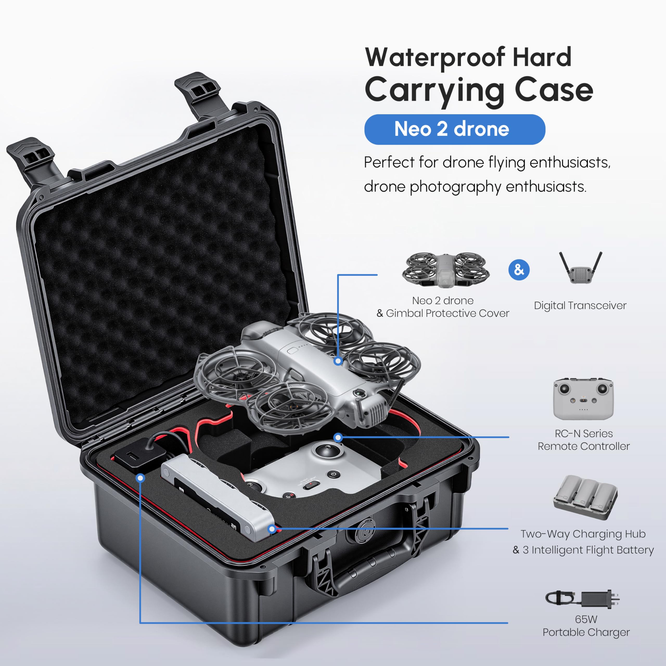 กระเป๋าใส่โดรน NEO 2, กระเป๋าแ - Drone Rc Cover บทวิจารณ์และราคา