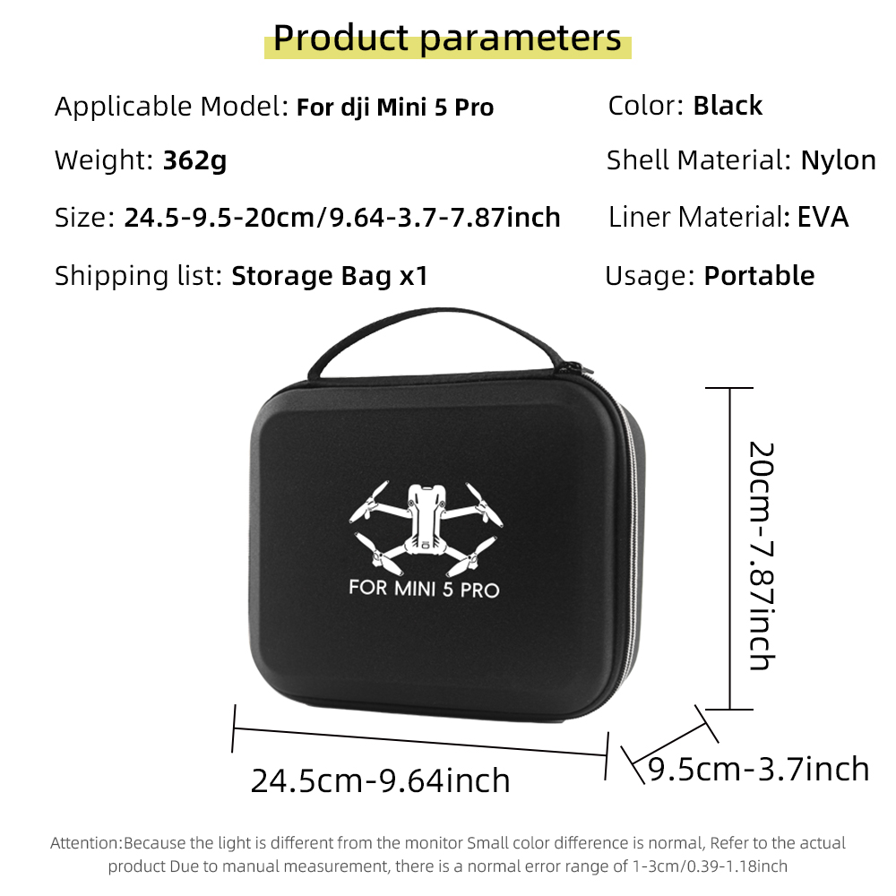 กระเป๋าใส่สำหรับดีไอ มินิ 5 โป - Drone Dji Rc Mini บทวิจารณ์และราคา