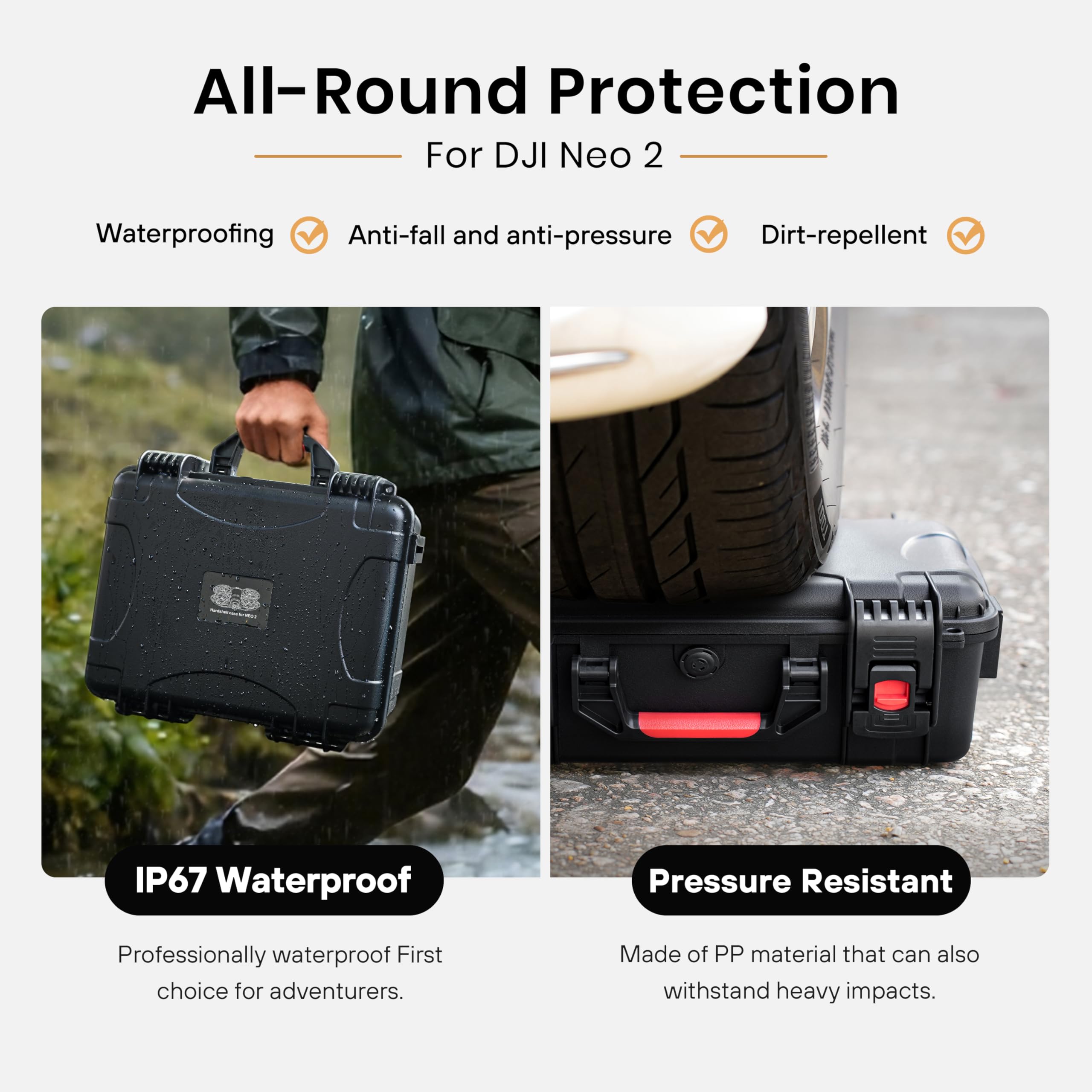 กระเป๋าใส่ DJI Neo 2 แบบแข็งกั - Drone Rc Cover บทวิจารณ์และราคา