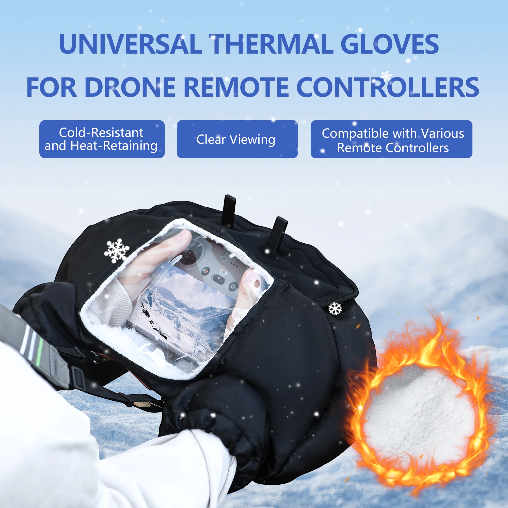 ถุงมือกันหนาวสำหรับนักบินโดรน  - Drone Dji Rc Pro บทวิจารณ์และราคา